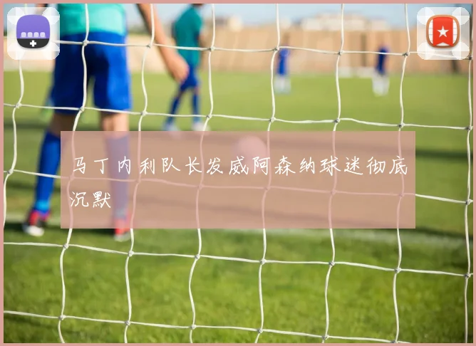 马丁内利队长发威阿森纳球迷彻底沉默